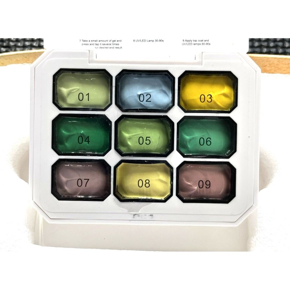 U-Shinein Gradient Painting Gel, 9 Colors Ombre Gel Nail Polish Jelly Gel Transp
